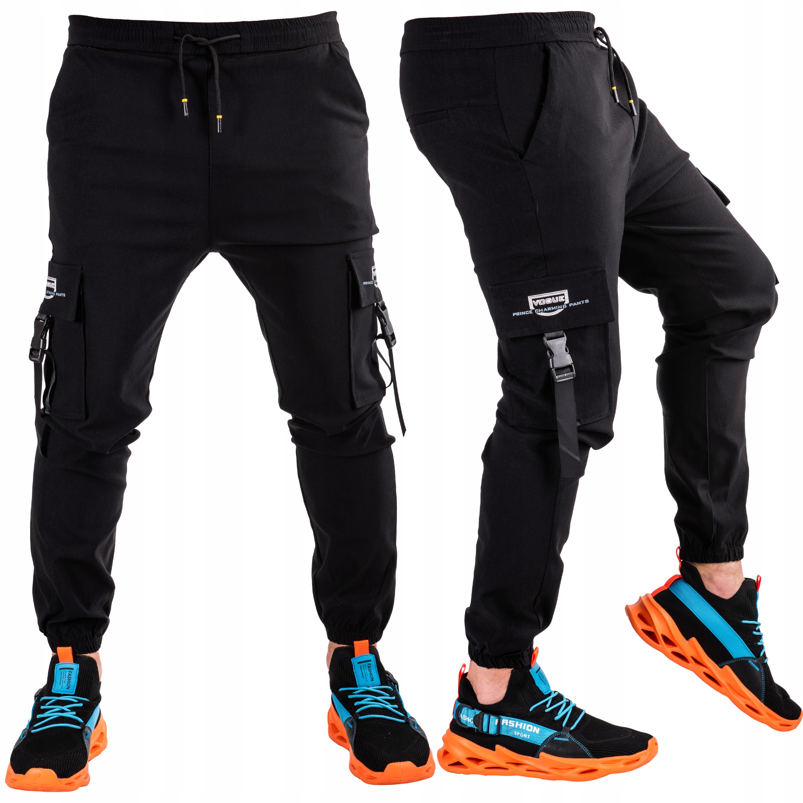 

Spodnie męskie Joggery bojówki Marcal r. XL