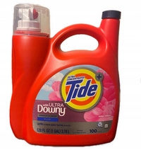 Levně Gel na praní tkanin Univerzální 100 praní Tide Downy April Fresh 3,78 l