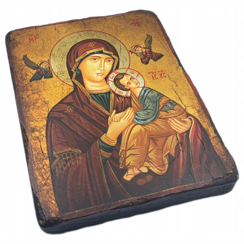 Письменная икона Богоматери вечной помощи 14x18