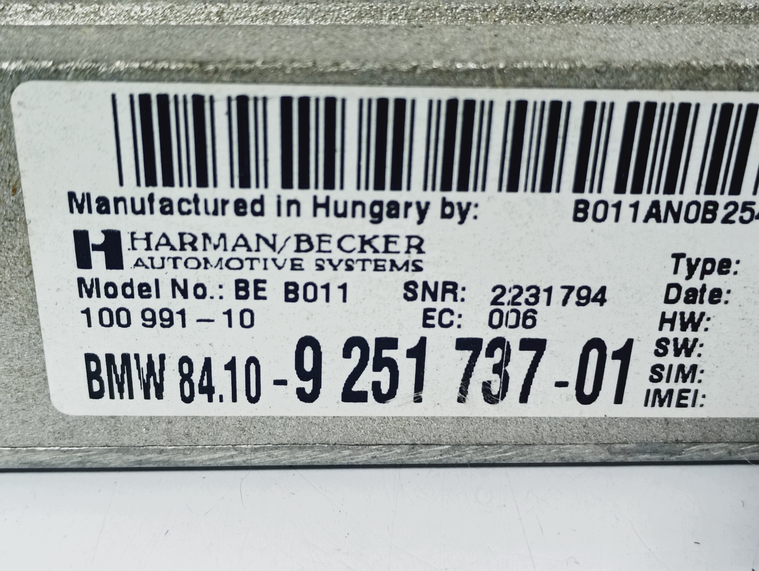 module unité de commande électronique uce Bluetooth OE 925173701 BMW F11 10-17