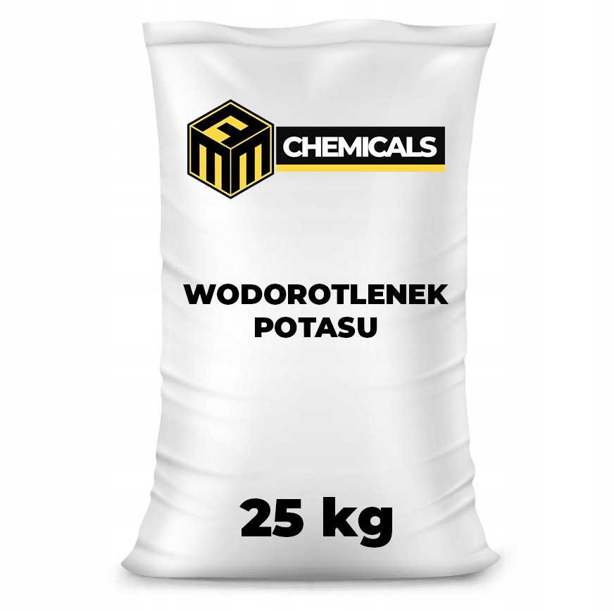 

Wodorotlenek Potasu 25KG