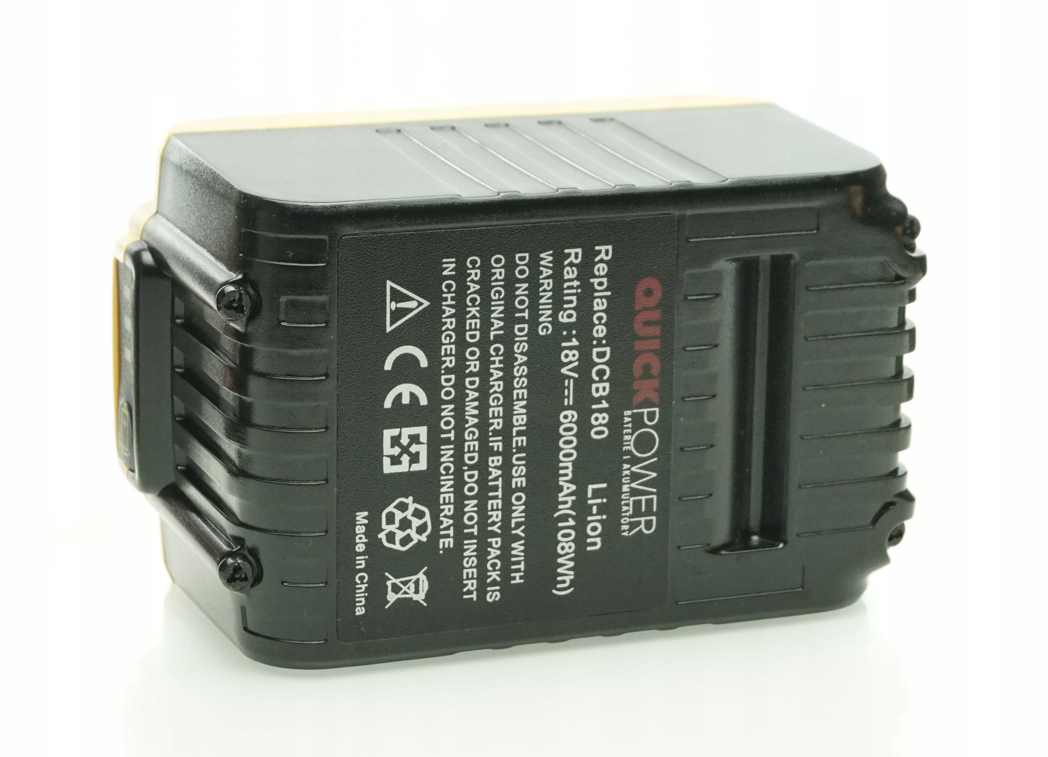 Bateria do DeWalt XR 18V DCB182 DCB183 DCB184 6Ah Typ akumulatora Li-Ion
