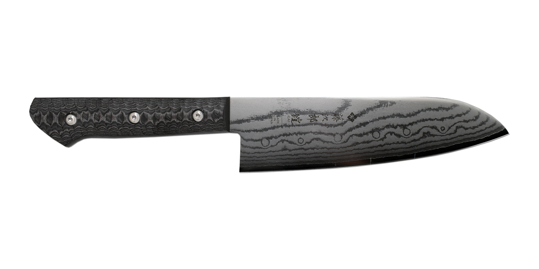 Japonský nôž Santoku 170 Tojiro Gai VG-10 Damascus