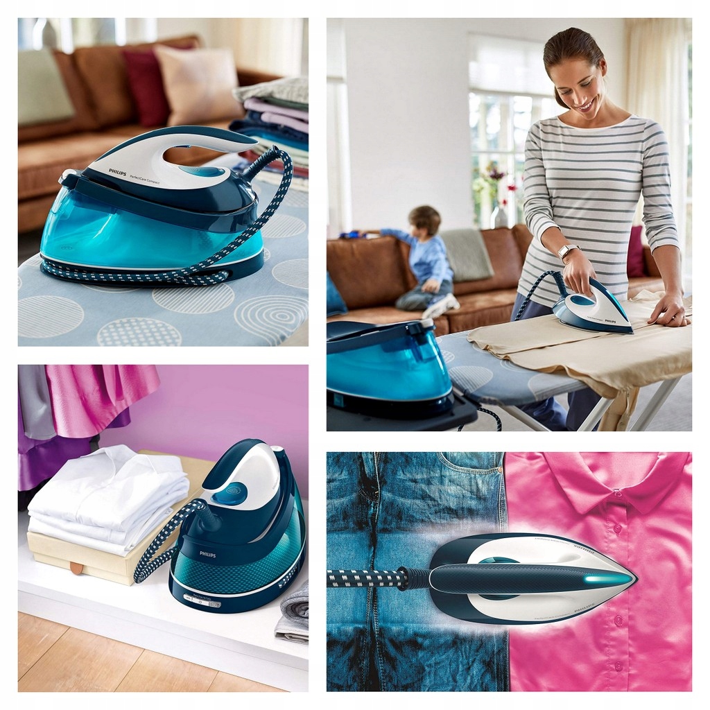 Stacja parowa Philips PerfectCare Compact GC7844 2400 W Model PerfectCare Compact GC7844/20