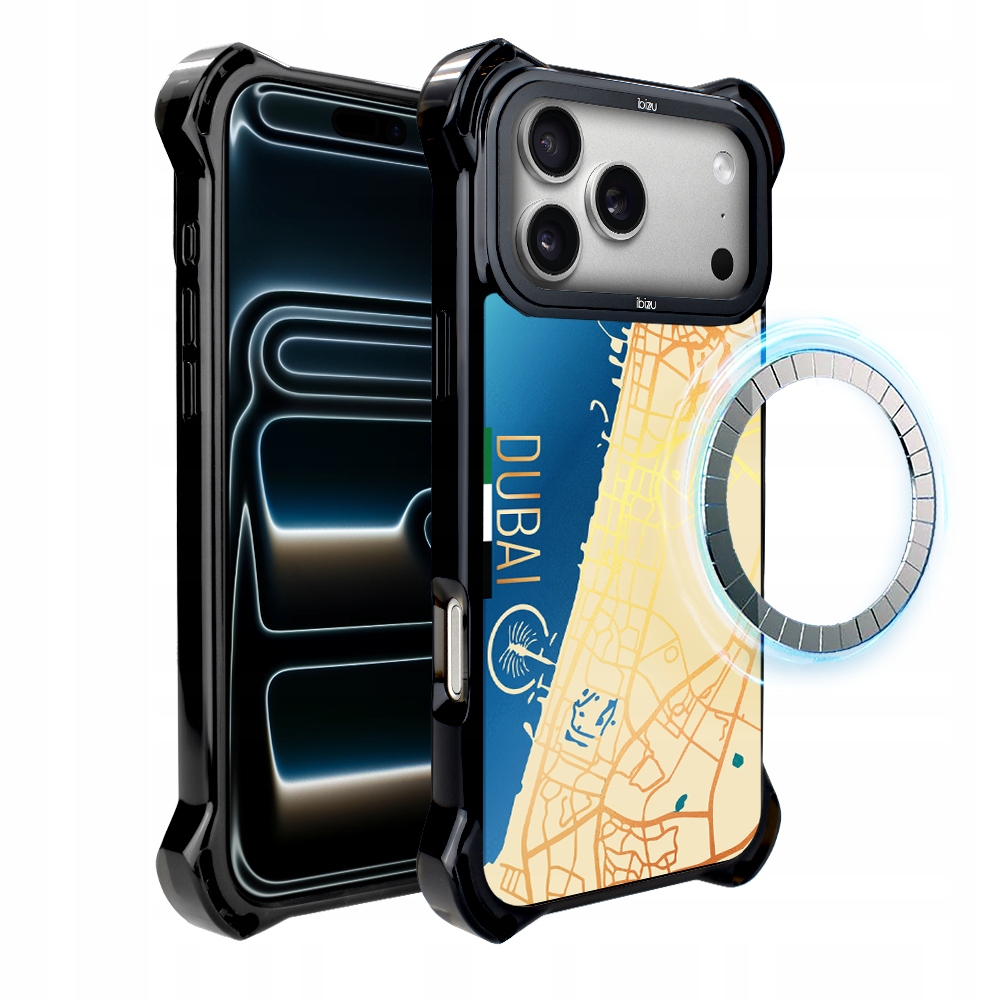 Pouzdro iPhone 17 Pro Max Ibizu DropGuard Ultra s MagSafe, Dubaj