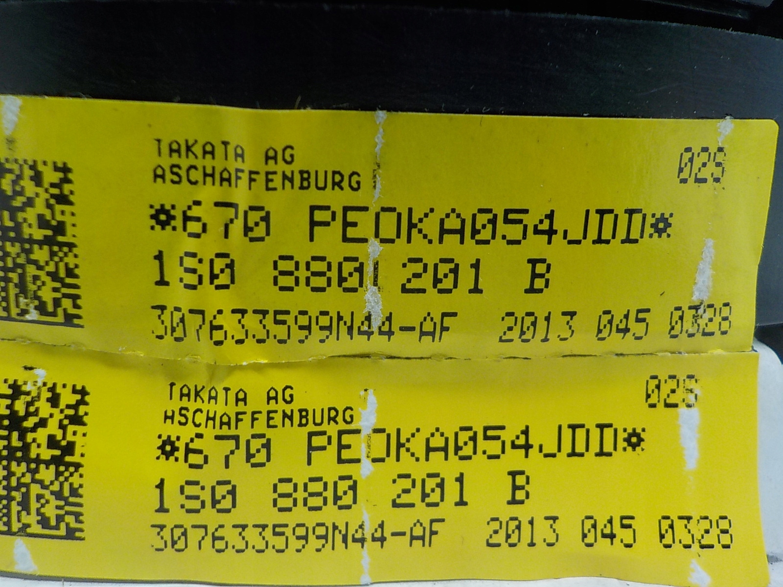 VW UP Airbag Deckel AIR BAG