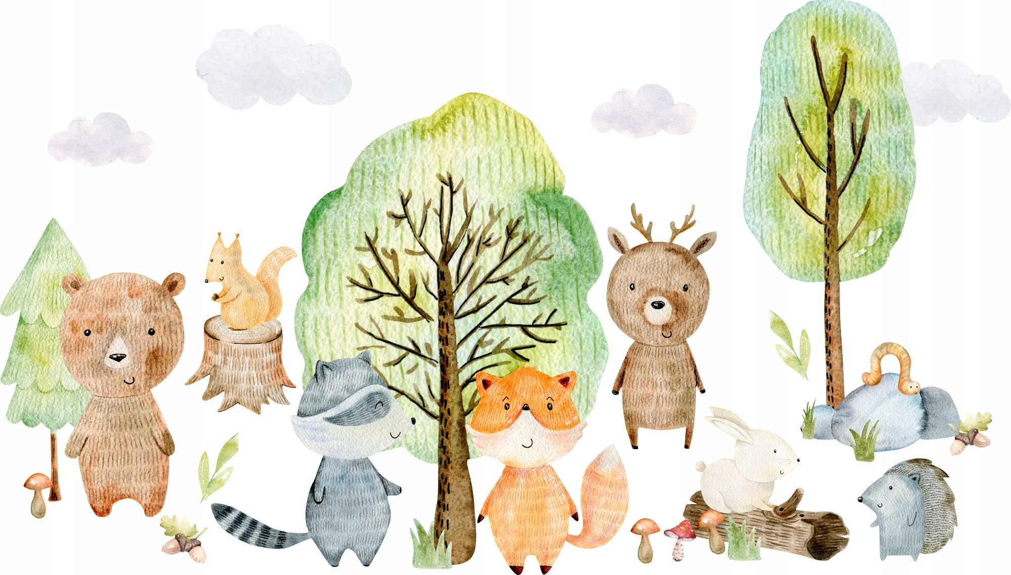 

Naklejki ścienne dla dzieci Zwierzęta D304 150cm