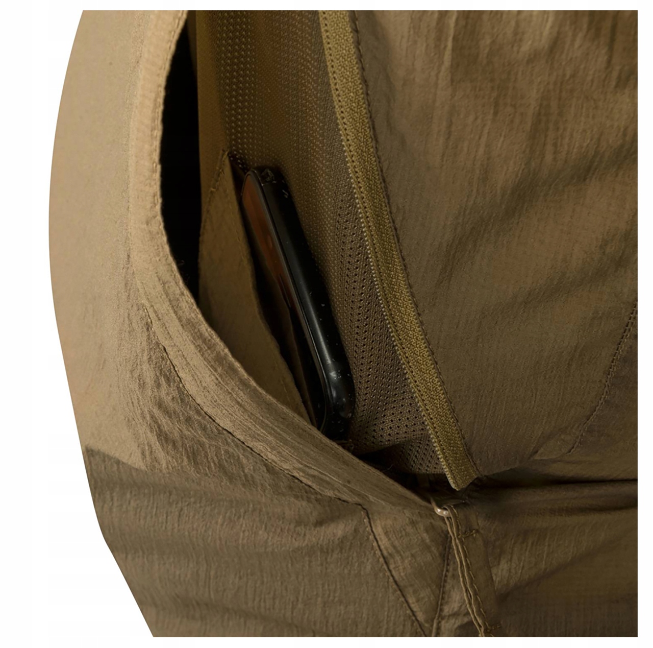 Kurtka Męska Wiatrówka z Kapturem WINDRUNNER HELIKON Składana Woodland L Marka Helikon-Tex