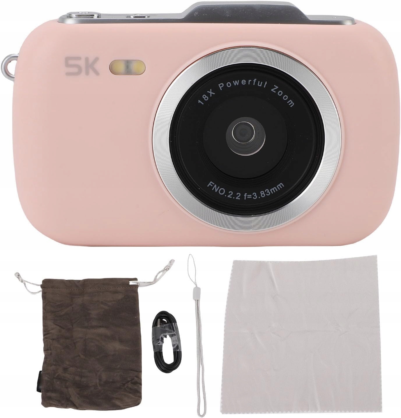 Digitální Kompaktní Fotoaparát Alomejor 64 Mp 18X Zoom Kamera Pro Fotografování Videa