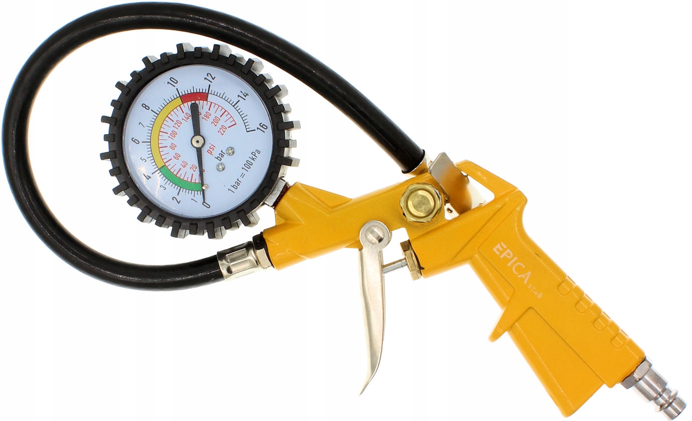 

Pistolet do Pompowania Kół z Manometrem 16 Bar