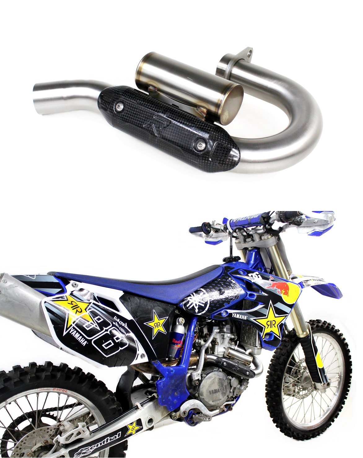 YA109DH - YZF 450 2003-2005 колектор POWERBOMB DOMINATOR