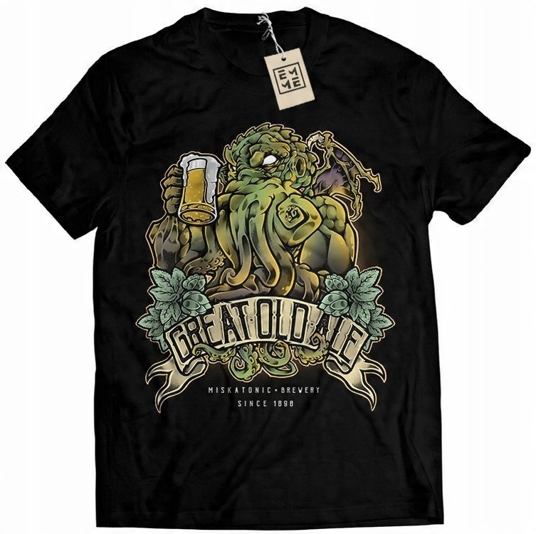 

Koszulka Męska Cthulhu Lovecraft Horror XL