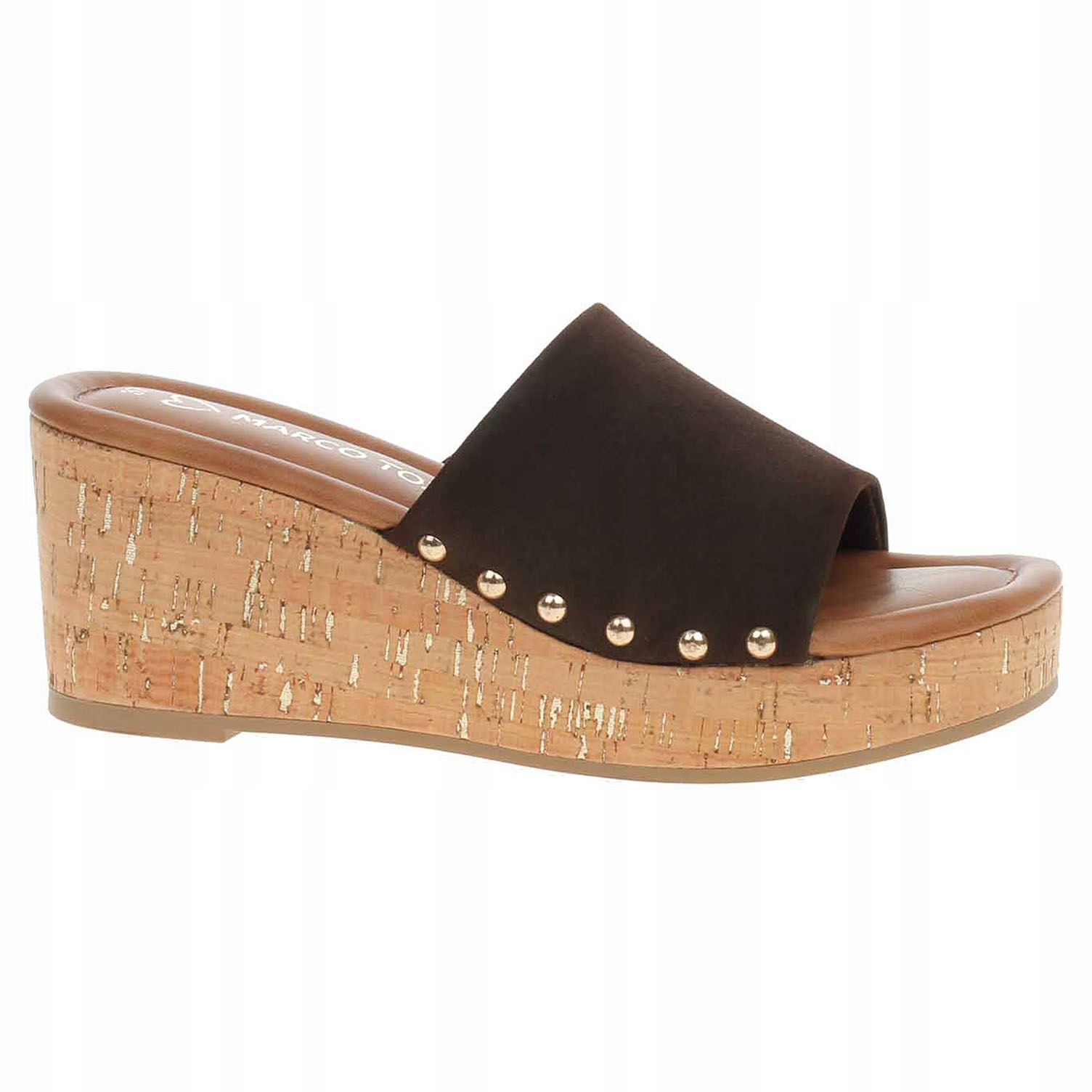 Dámské pantofle Marco Tozzi 2-27208-46 choco 38