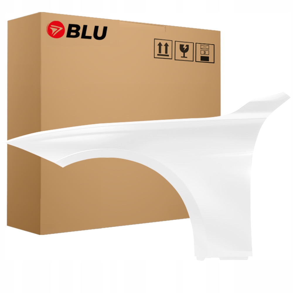 Blu Blatník Bmw F30 F31 F35 300 levý bílý 12-19 přední