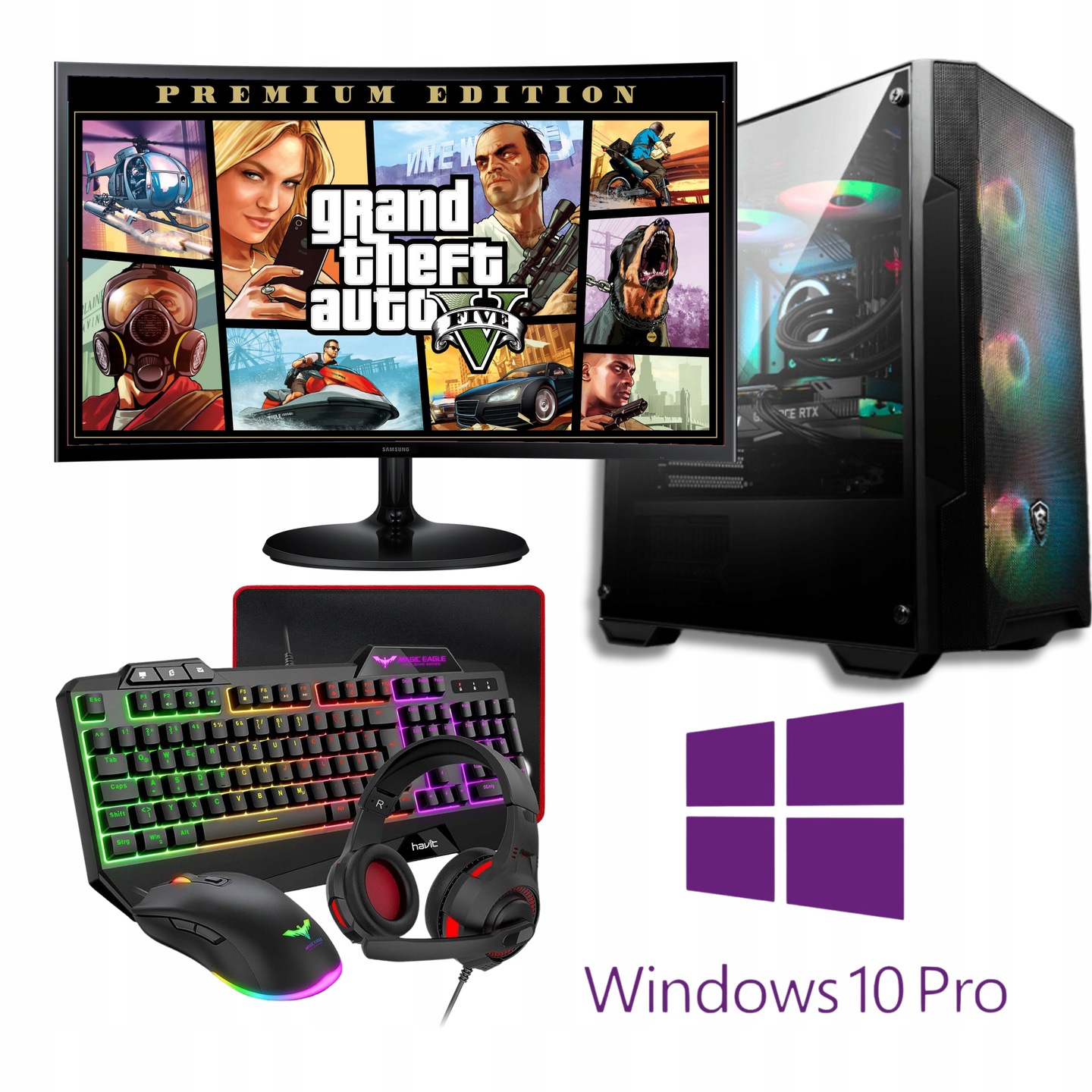 Komputer I5 RTX 2060 16RAM 500SSD Zestaw Gamingowy