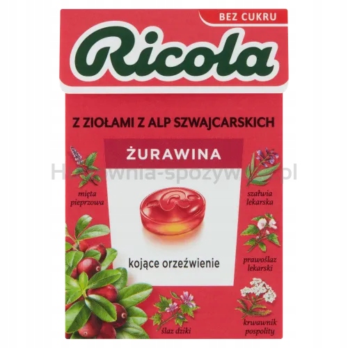 Levně Ricola Brusinky 27,5 G