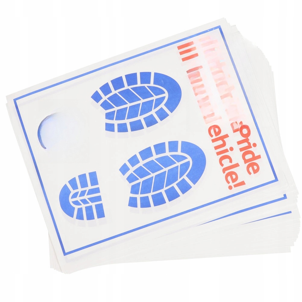 PAPIEROWE Dywaniki samochodowe OCHRONNE PODŁOGI DO SAMOCHODÓW Marka bez marki