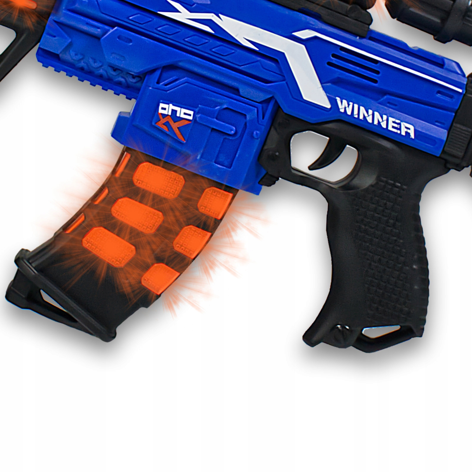 PISTOLET KARABIN DUŻY NA BATERIE ŚWIATŁO DŹWIĘK 54CM KOLOROWY Rodzaj karabiny