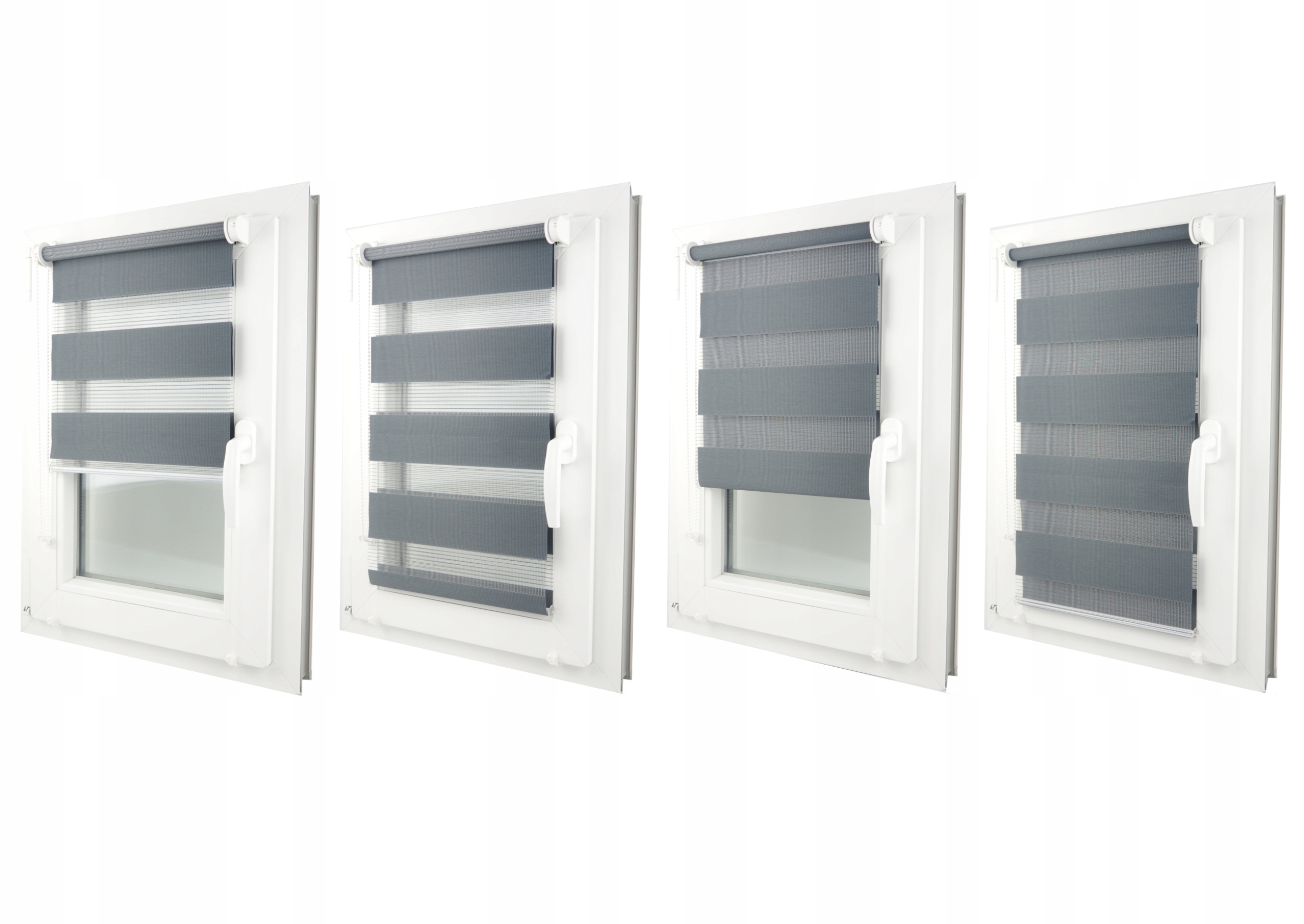 Rolety Dzień Noc NA WYMIAR z napinaczem 43X150 Szerokość produktu 43 cm