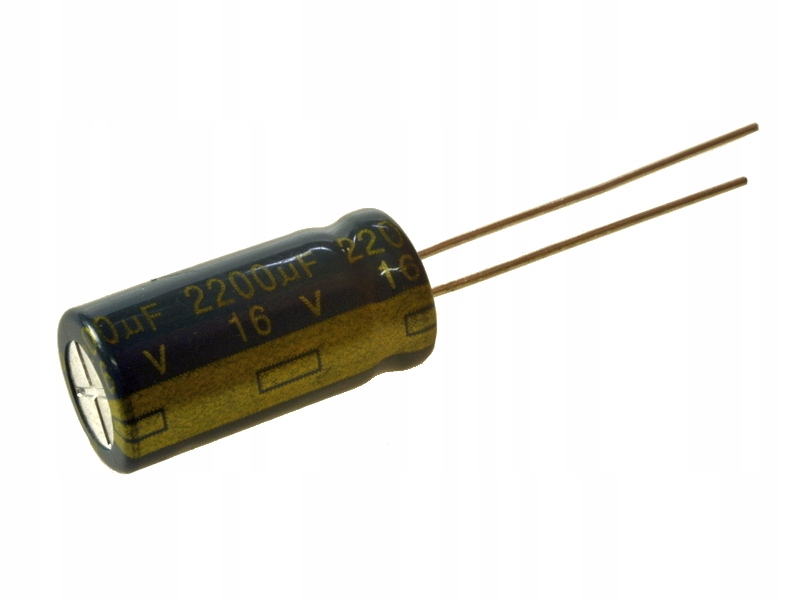 

Kondensator elektrolityczny 2200uF 16V 5mm 20%