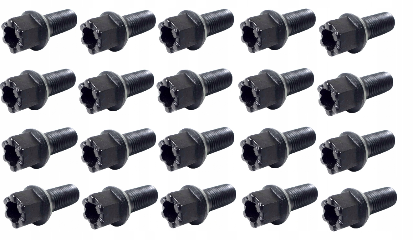 Болти для колісних дисків чорний AUDI A4 B5 B6 B7 B8 A5 A3