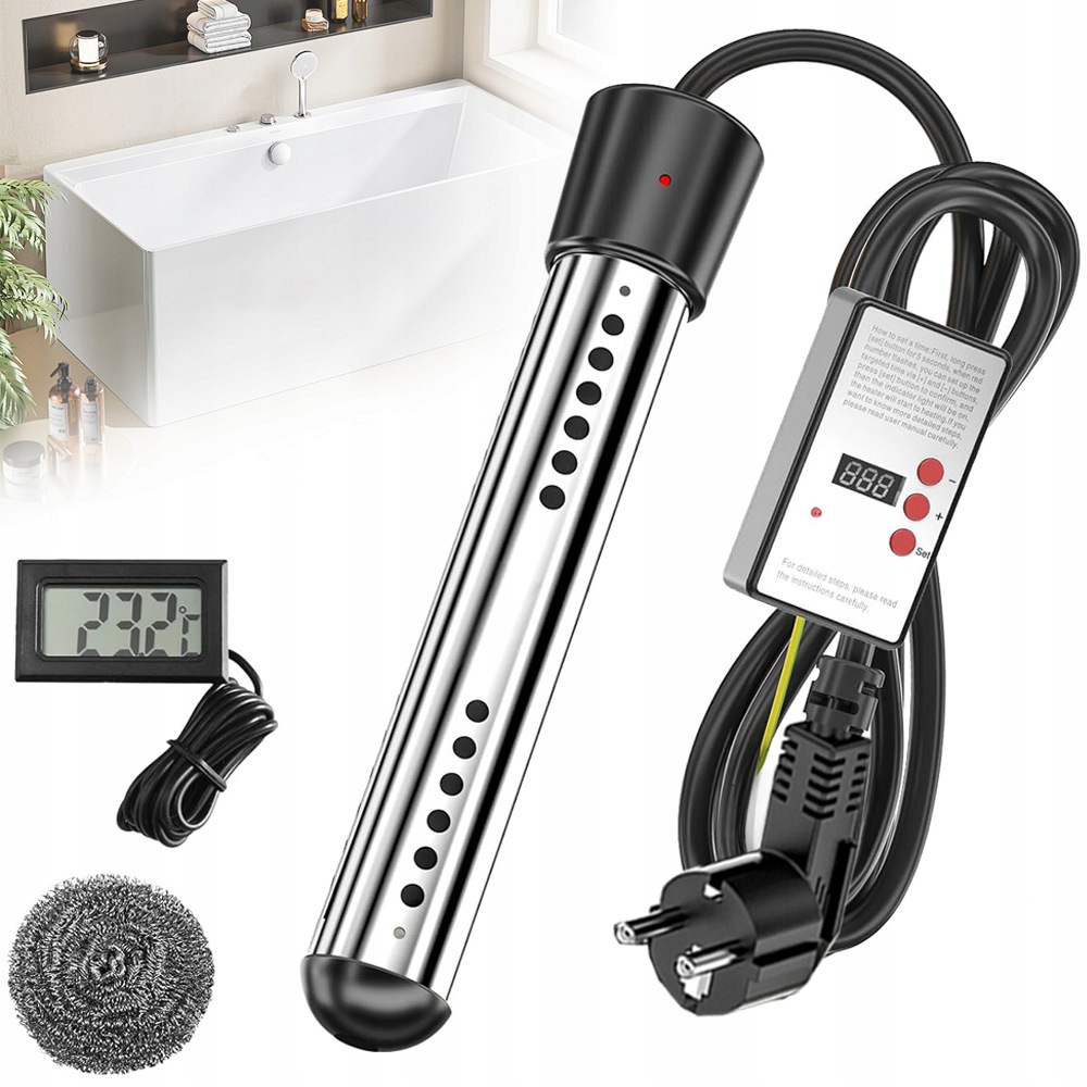 Ponorný Ohřívač 2500 W Elektrický Do Bazénu Vody Do Vany Ohřívače