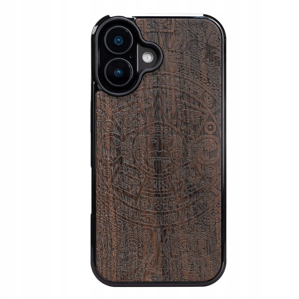 Dřevěné Pouzdro Bewood pro iPhone 16 Kalendář Aztécký Ziricote
