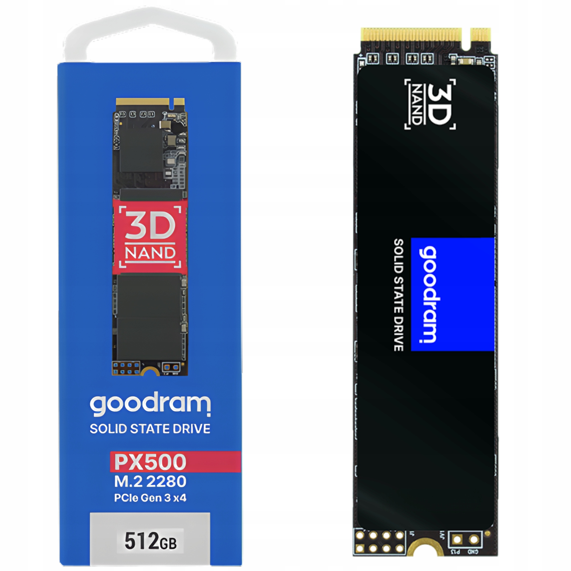 Ssd disk NVMe Goodram PX500 512GB PCIe 3.0 Gen3 M.2 2280