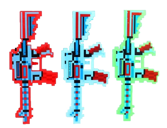 MIECZ DIAMENTOWY TOPÓR KARABIN PISTOLET MINECRAFT Szerokość produktu 15 cm