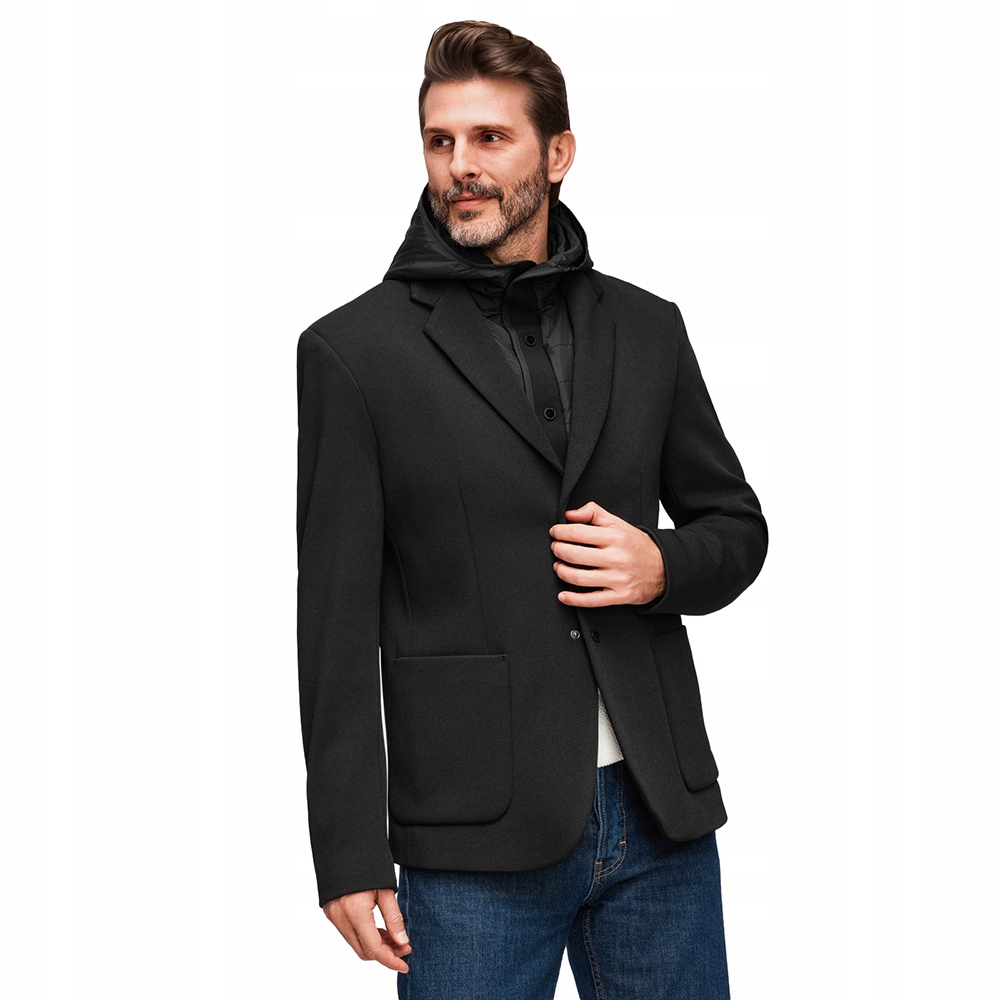 Sako s odnímatelnou kapucí černé V2 M167 vel