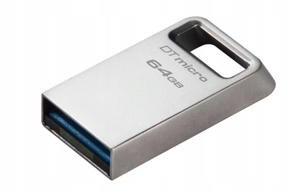 Flash Usb Kingston DataTraveler Micro Metal 64GB Usb 3.2 stříbrný