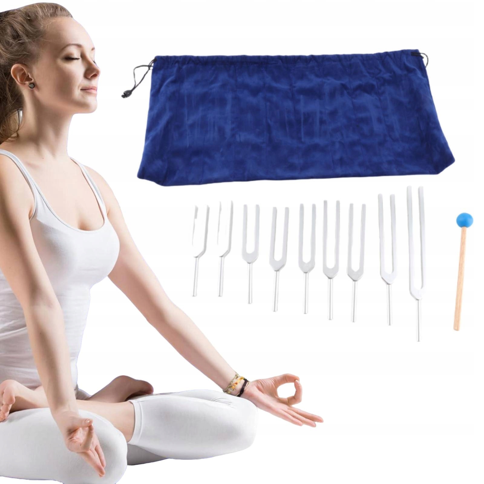 Hliníkový Kamerton 174 Hz 963 Hz S Kladívkem Pro Terapii A Vzdělávání