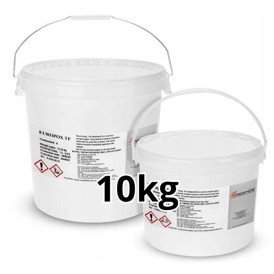 Bezfarebná konštrukčná epoxidová živica na betón na pieskové vločky Tf