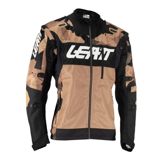Enduro bunda Leatt Moto 4.5 X-flow Stone hnedá čierna Darčeky