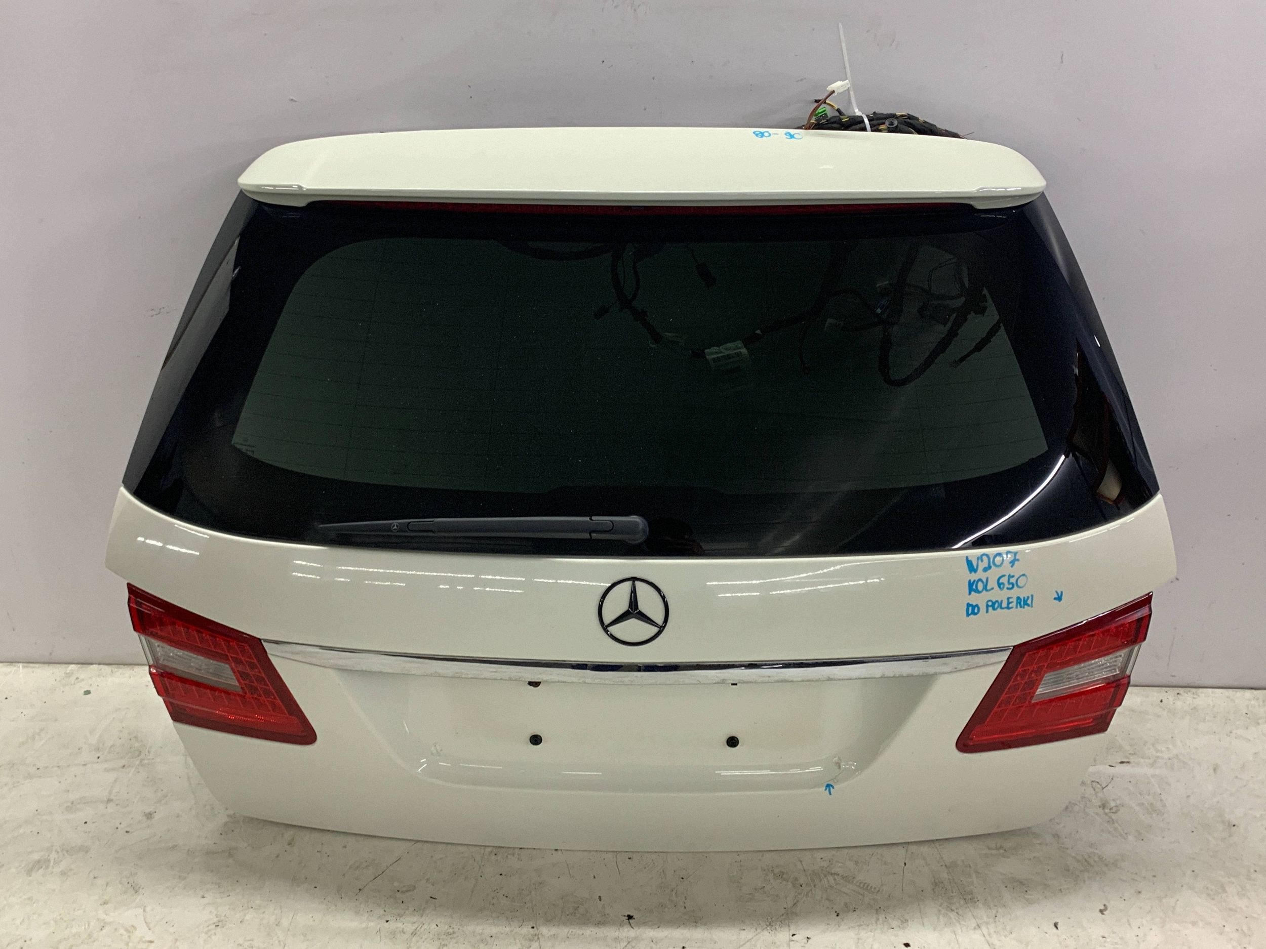 trunk door cover boot MERCEDES E-class W212 colour 650