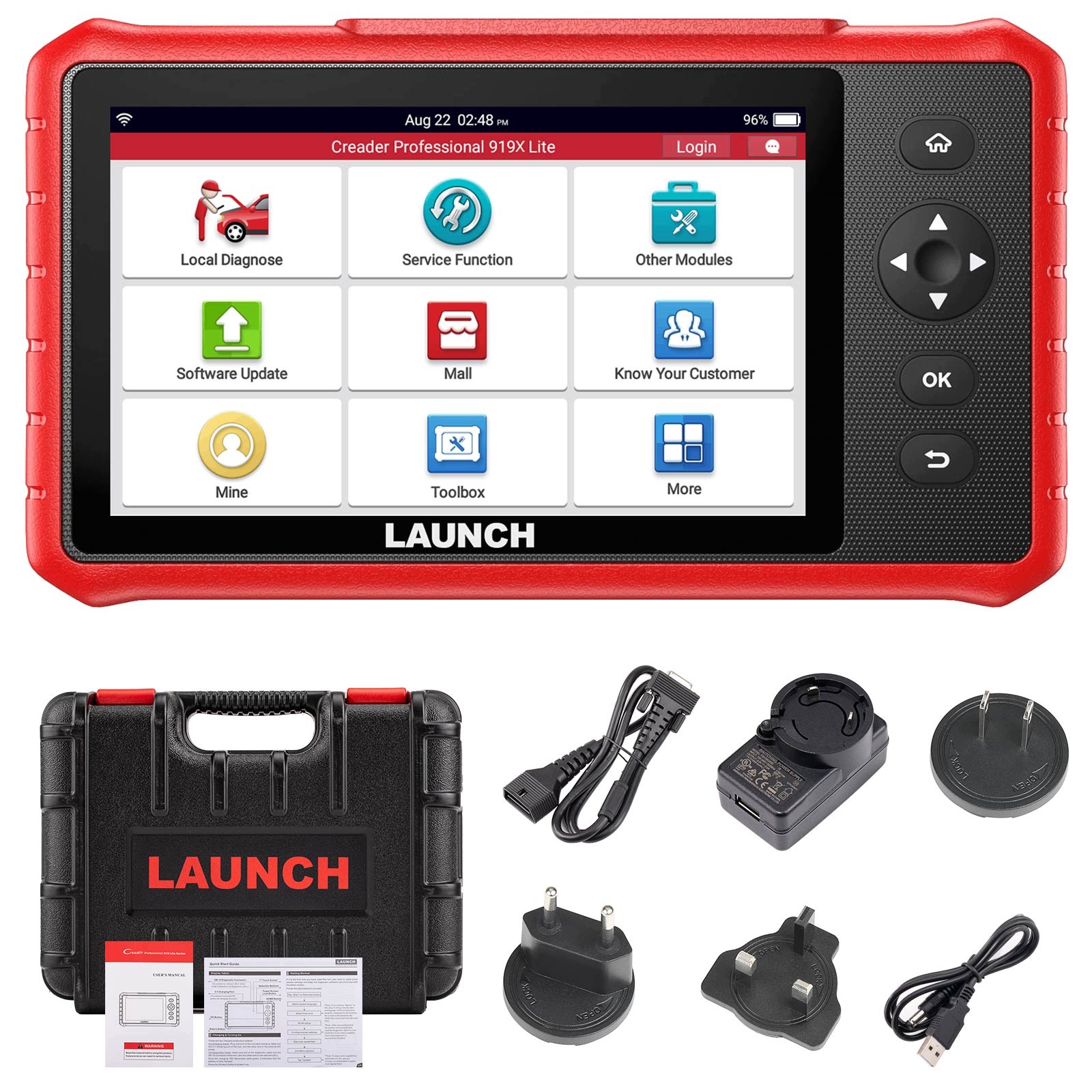 Launch CRP919X Lite Servisné Funkcie Jazyk Poľský 2 Roky Aktualizácie
