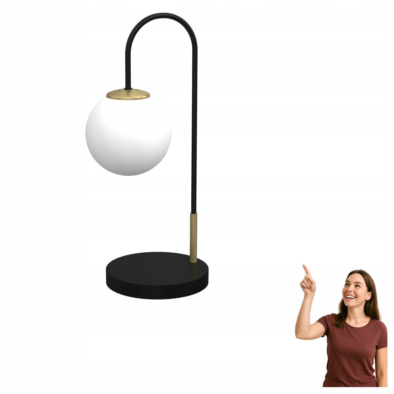 Kancelárska guľová lampa Cambridge 3202 Luminex