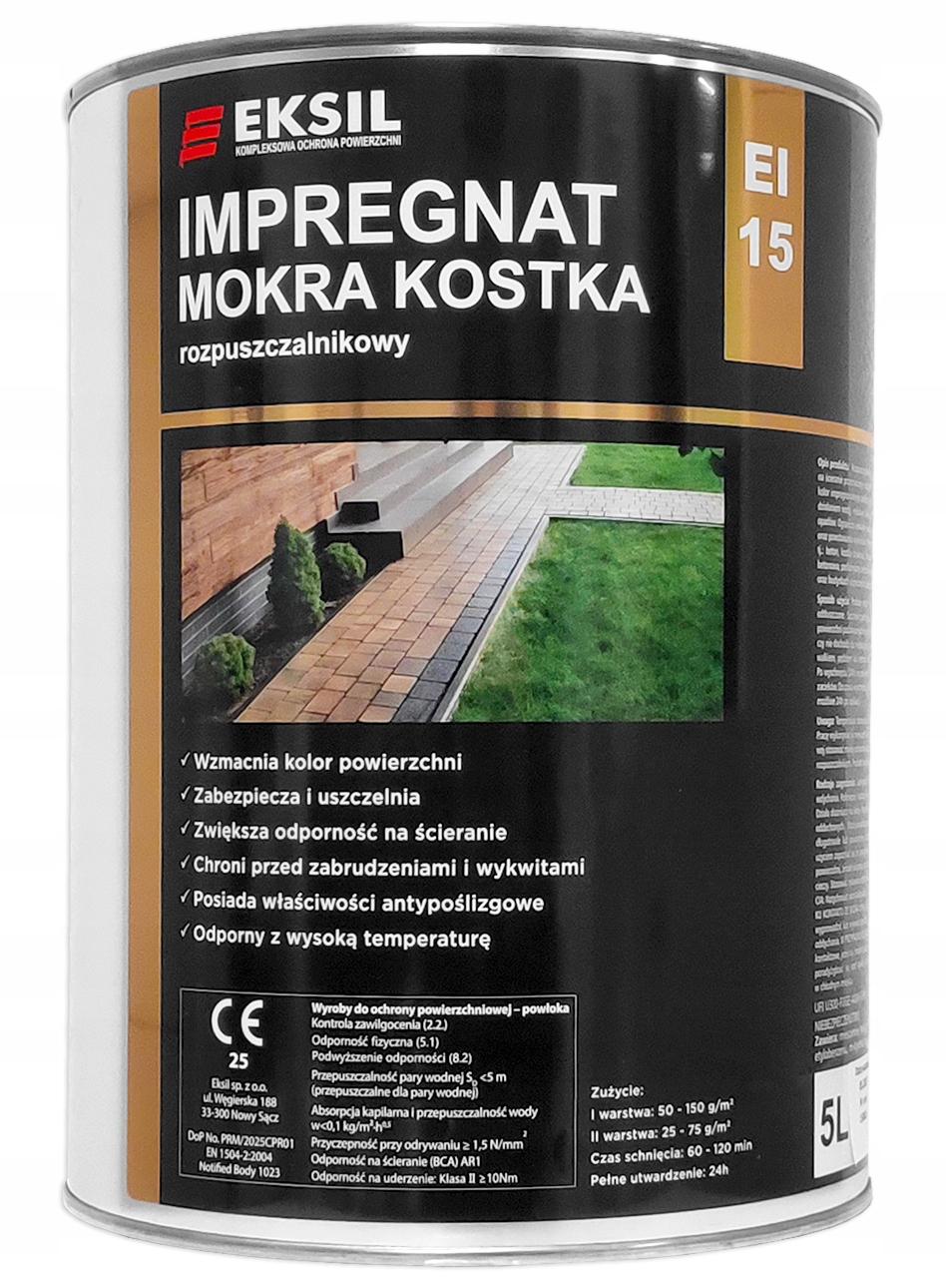 Eksil Impregnat do kostki brukowej Mokra Kostka Ei 15 rozpuszczalnikowy 5L