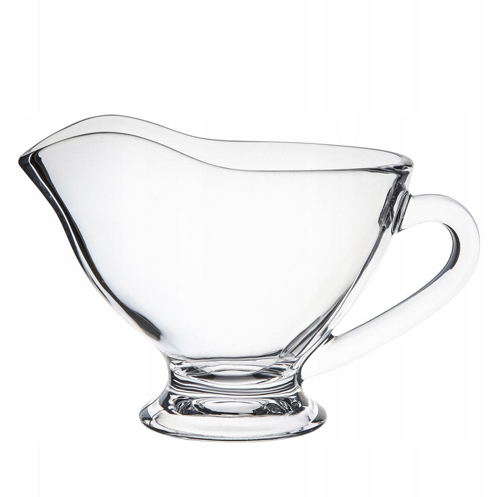 Szklana SOSJERKA Dzbanek na Sos Dipówka Naczynie do podawania Sosu 200 ml