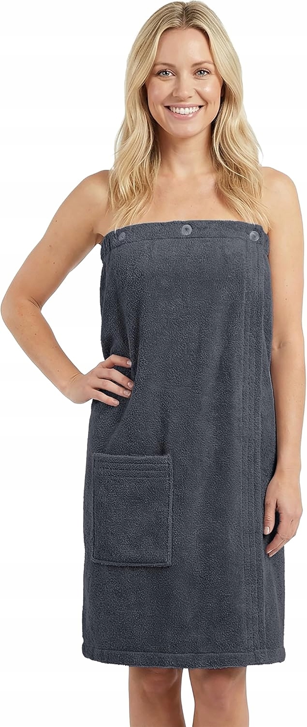 Dámský Saunový Kilt Premium Bavlna Öko-tex Knoflíková Kapsa XL-XXL