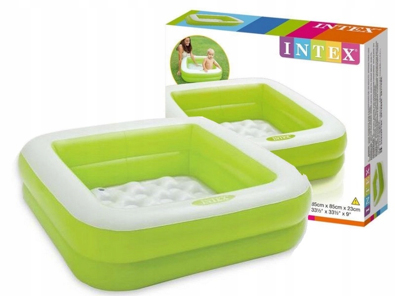 

Intex Basen Dmuchany dla dzieci miękkie dno 85x85