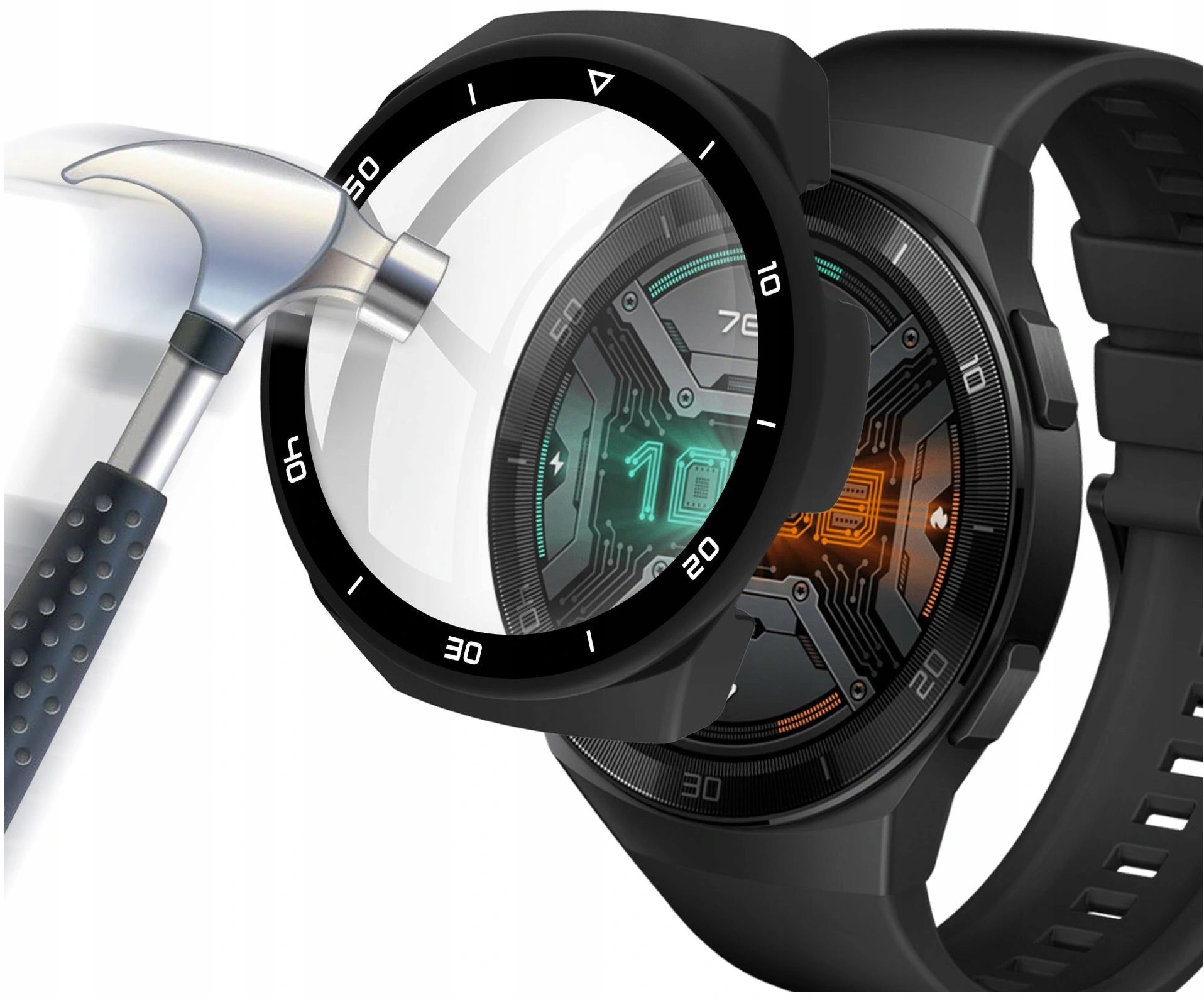 

Etui Szkło 2w1 Do Huawei Watch Gt 2e 46MM