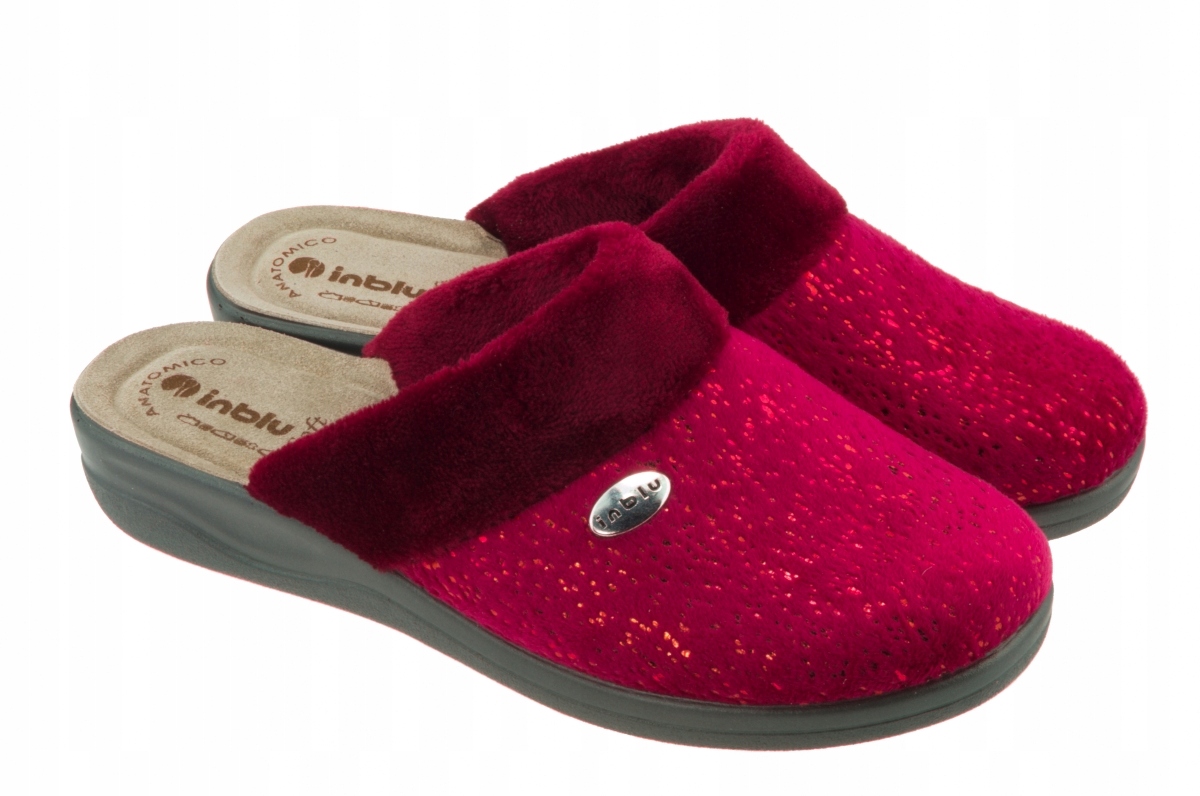 

Inblu CF-34 Soft kapcie damskie bordowe roz. 37