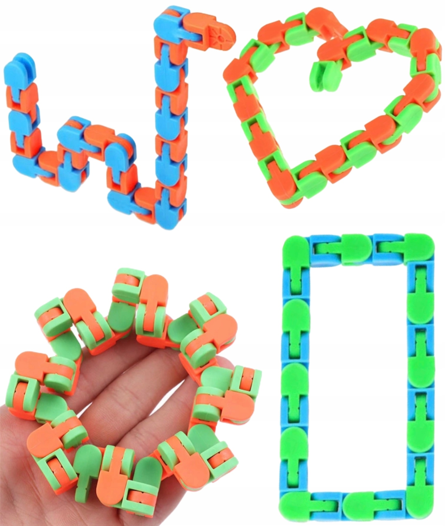 

Łańcuch Wąż Fidget Toys Antystresowy Sensoryczny