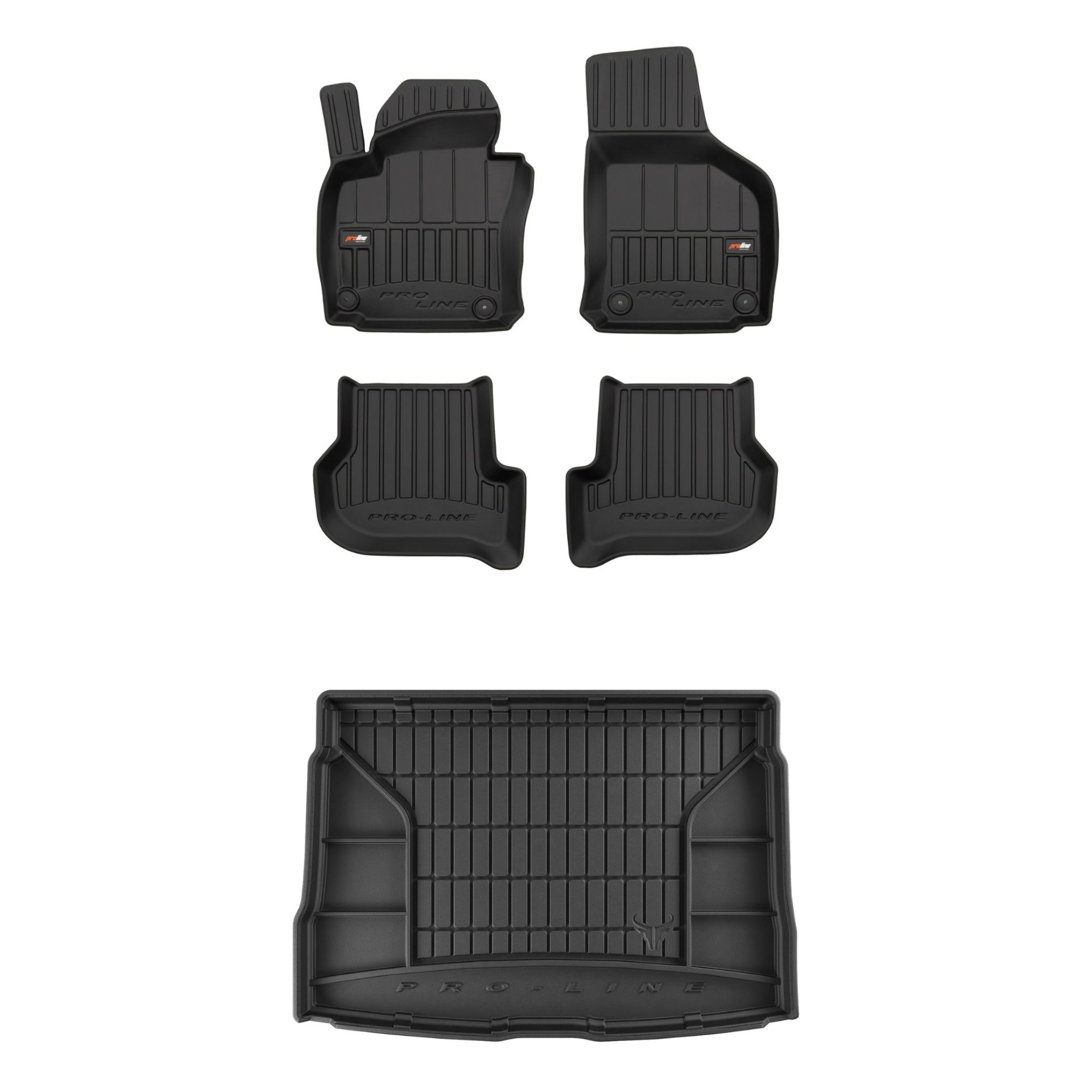 Sada gumových kobercov a rohoží pre Volkswagen Golf VI 2008-2016