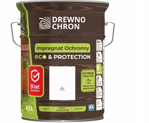 Impregnat do drewna Drewnochron Eco Protection biały 4,5L