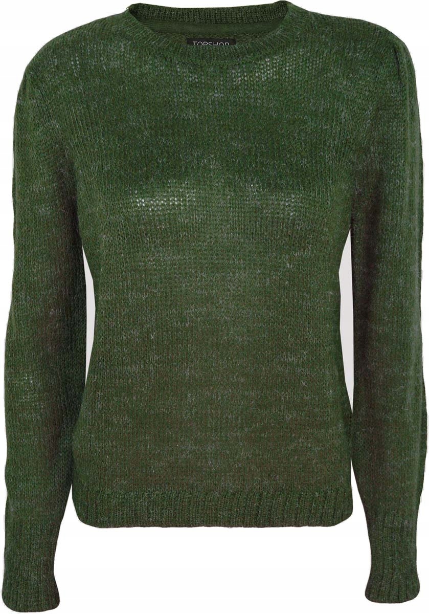

Topshop Modny Kobiecy Sweter Zieleń Leśna M 38