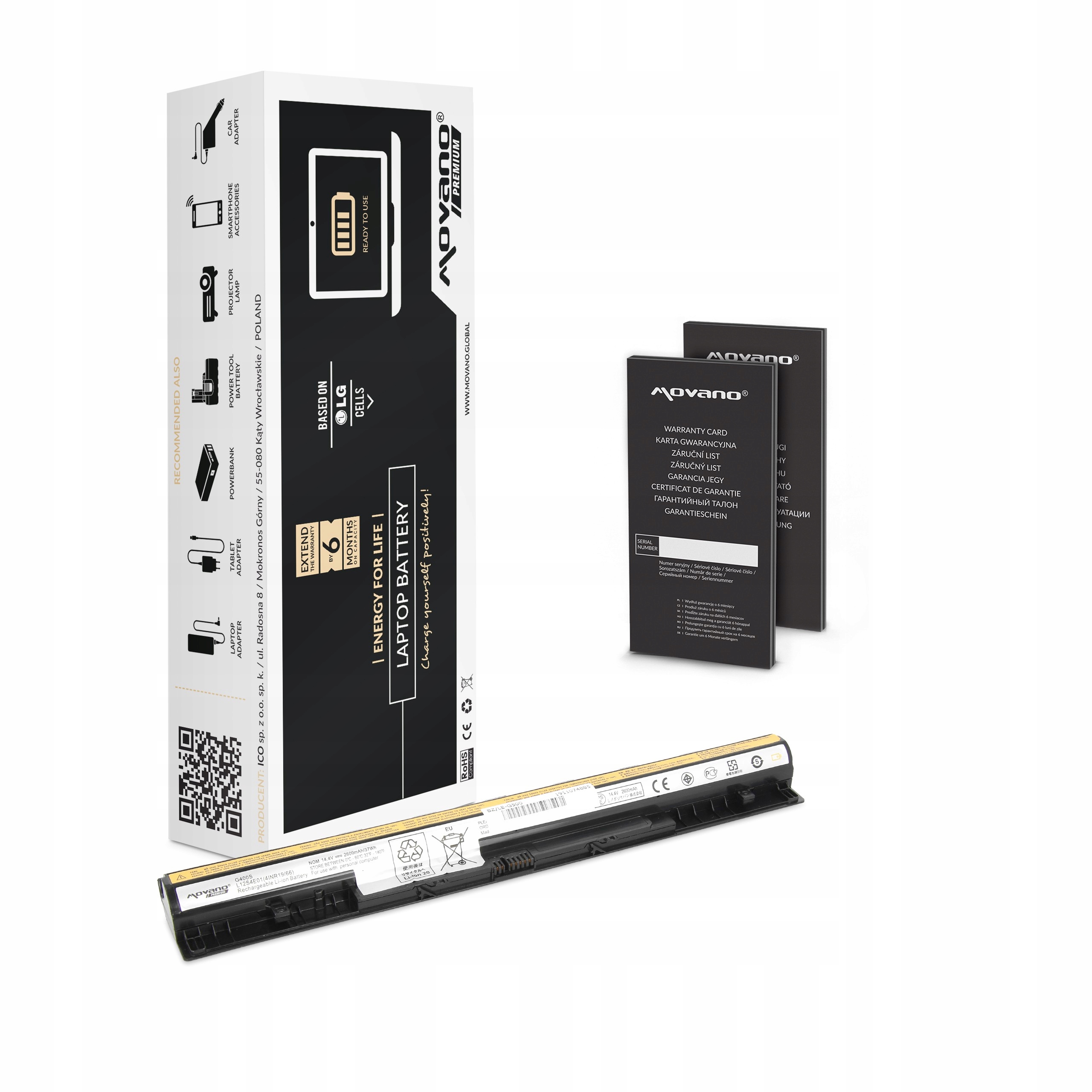 Batéria Movano Premium pre Lenovo IdeaPad G500s, G5