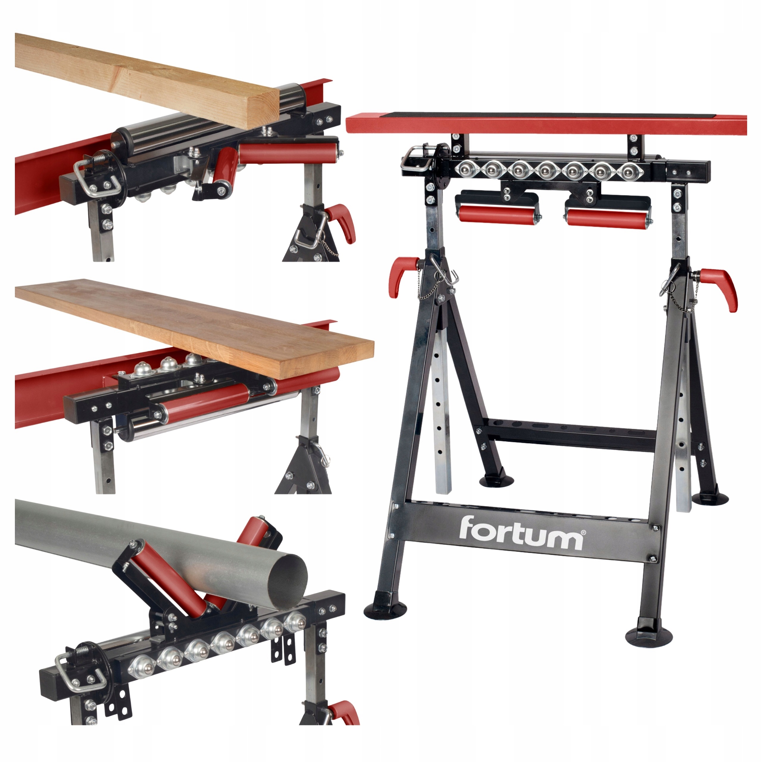 Kobyłka Warsztatowa Podajnik Koziołek Podpora 200kg 83-127cm 4 Funkcje Koza