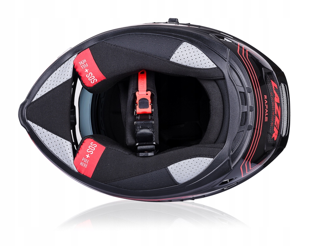 KASK MOTOCYKLOWY LAZER RAFALE DARKSIDE BLENDA L Rodzaj zapięcia mikrometryczne